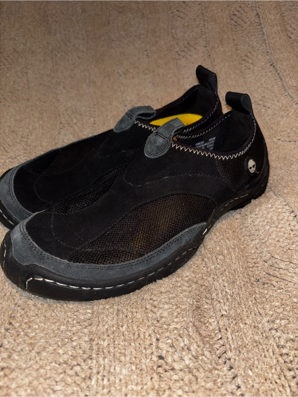 Timberland 19630 Black Slip On Water Shoes Men’s Sz 9.5
